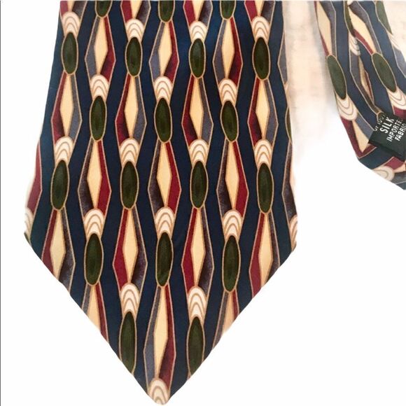 Vintage Bill Blass Black Label Silk Neck Tie EUC - Picture 1 of 4